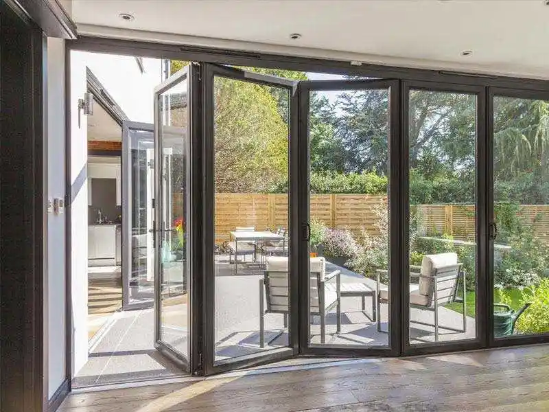 Aluminum foldable door msr home