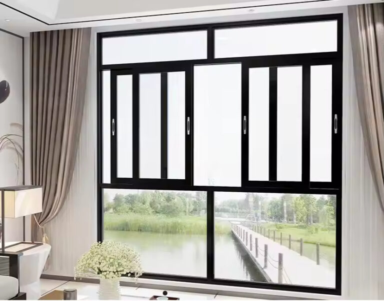 Aluminum sliding window