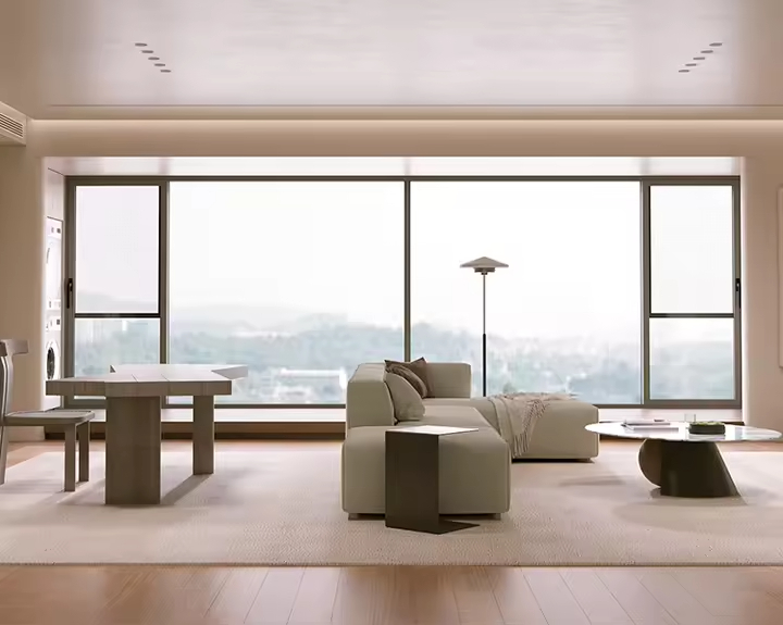 Triple glazed windows