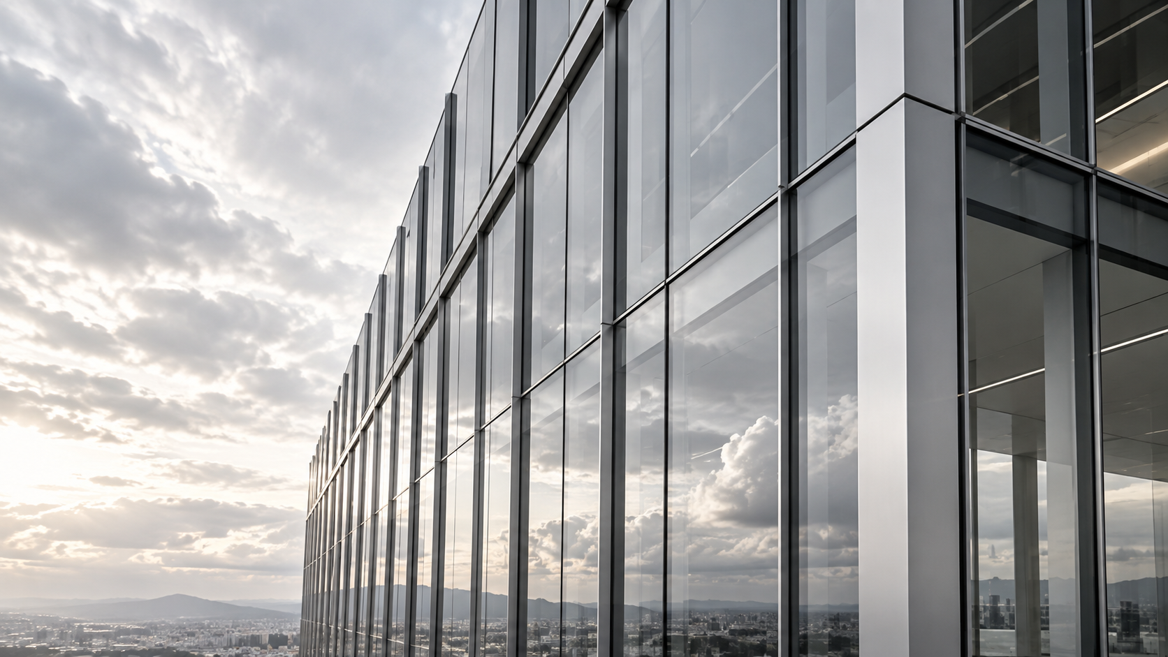 MSR commercial aluminum curtain wall facade