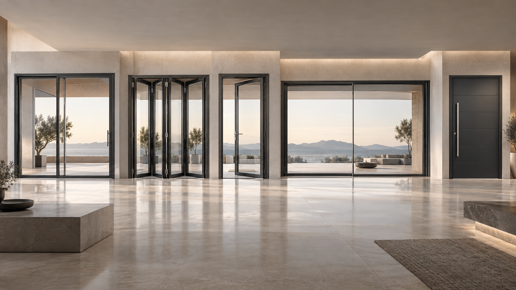 MSR aluminum hinged door systems