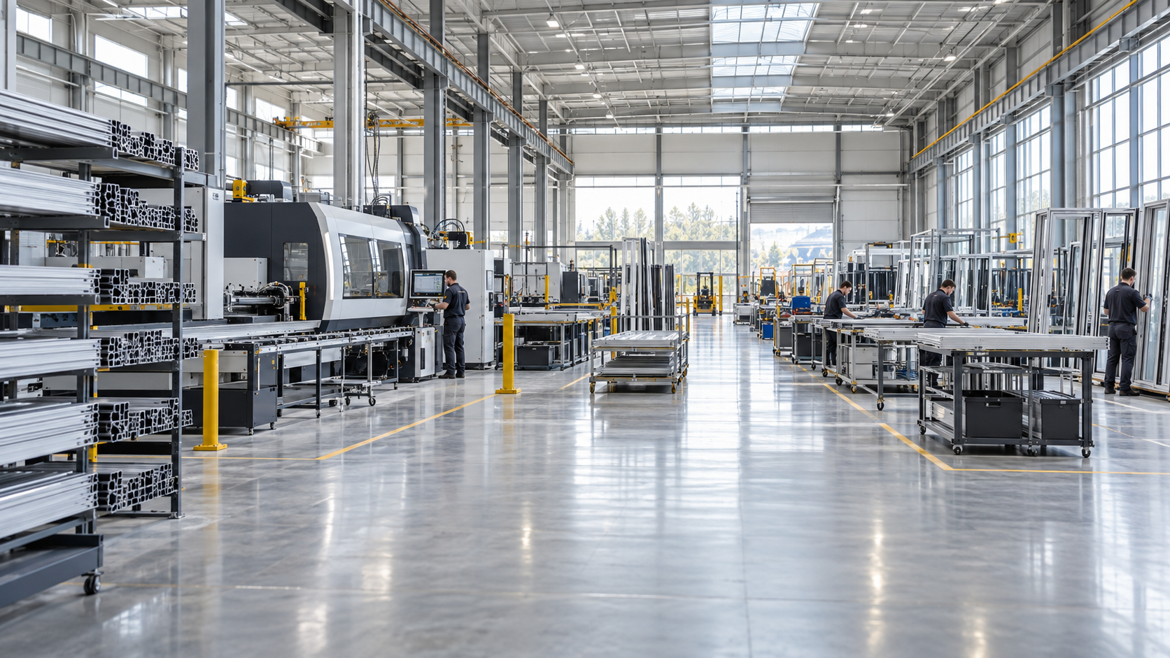 MSR aluminum systems manufacturing and quality inspection